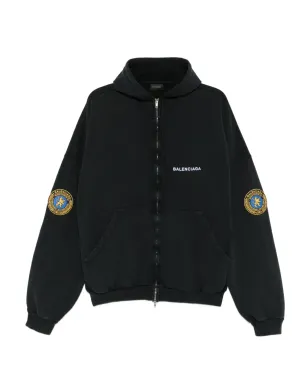 Balenciaga ユニフォームパッチ付きフーディー - サムネイル1