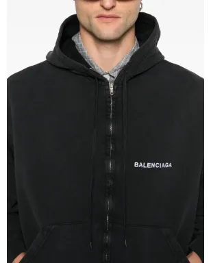 Balenciaga ユニフォームパッチ付きフーディー - サムネイル5