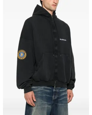 Balenciaga ユニフォームパッチ付きフーディー - サムネイル3