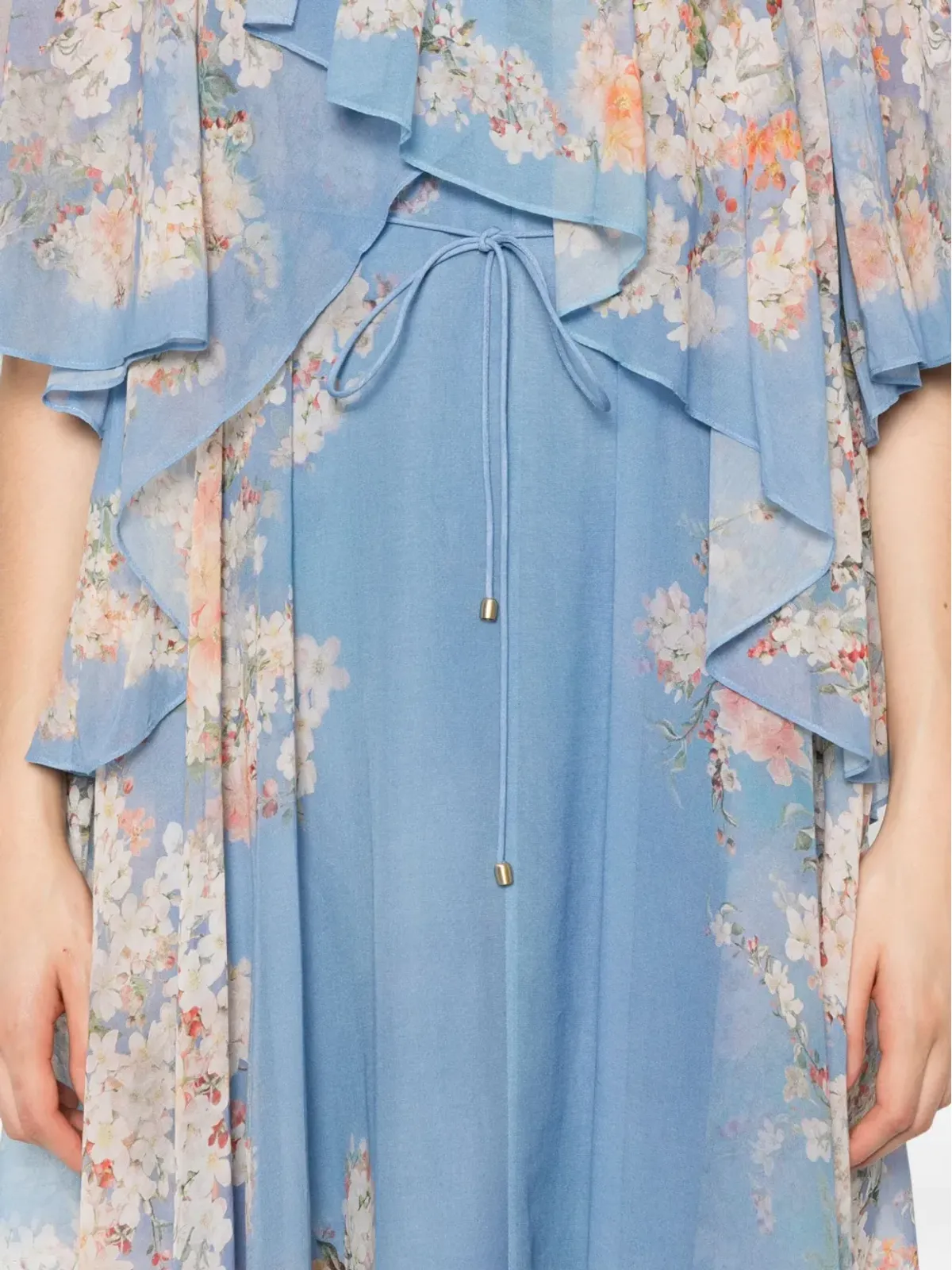 ZIMMERMANN 花柄プリントのフリルドレス - 画像5