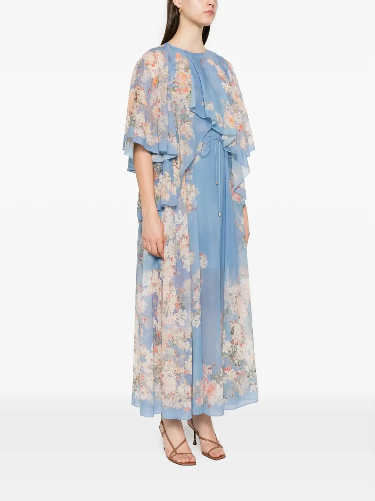 ZIMMERMANN 花柄プリントのフリルドレス - 画像3