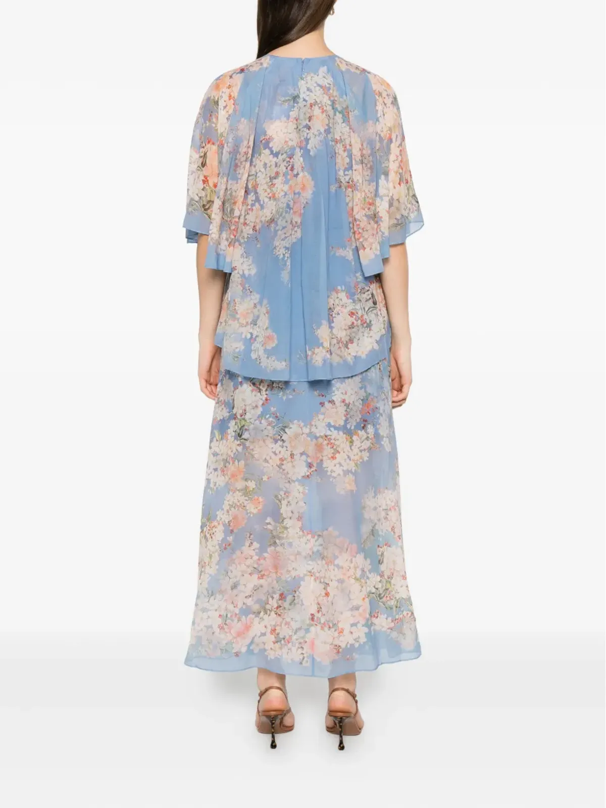 ZIMMERMANN 花柄プリントのフリルドレス - 画像4
