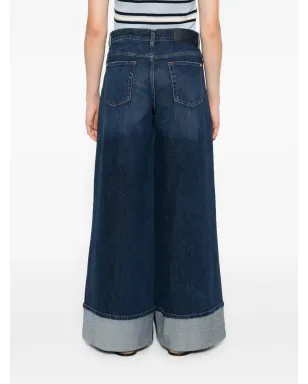 7 For All Mankind Marie カフドジーンズ - ブルー - サムネイル4