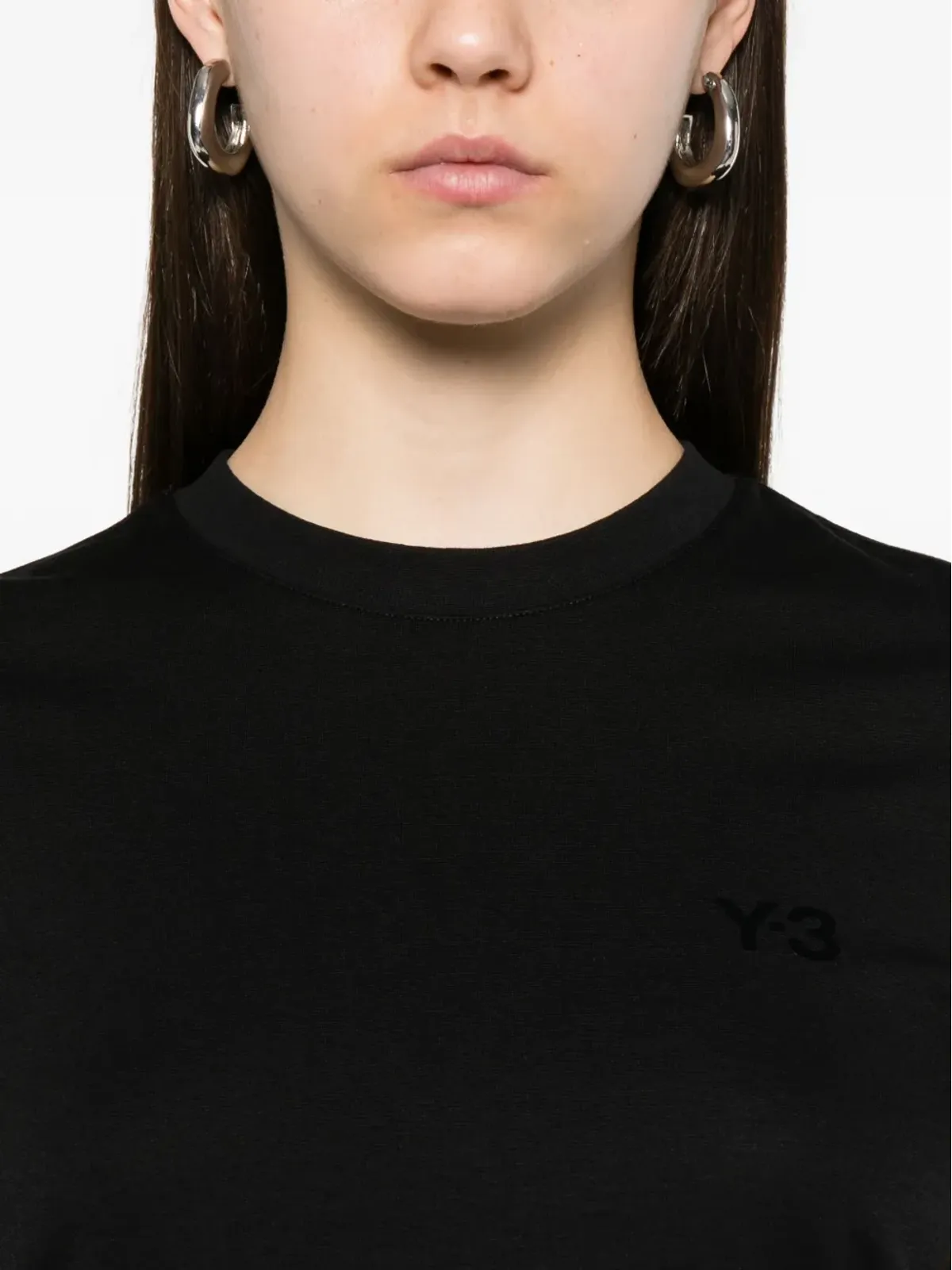 Y-3 ロゴ刺繍入りショートスリーブTシャツ - 画像5