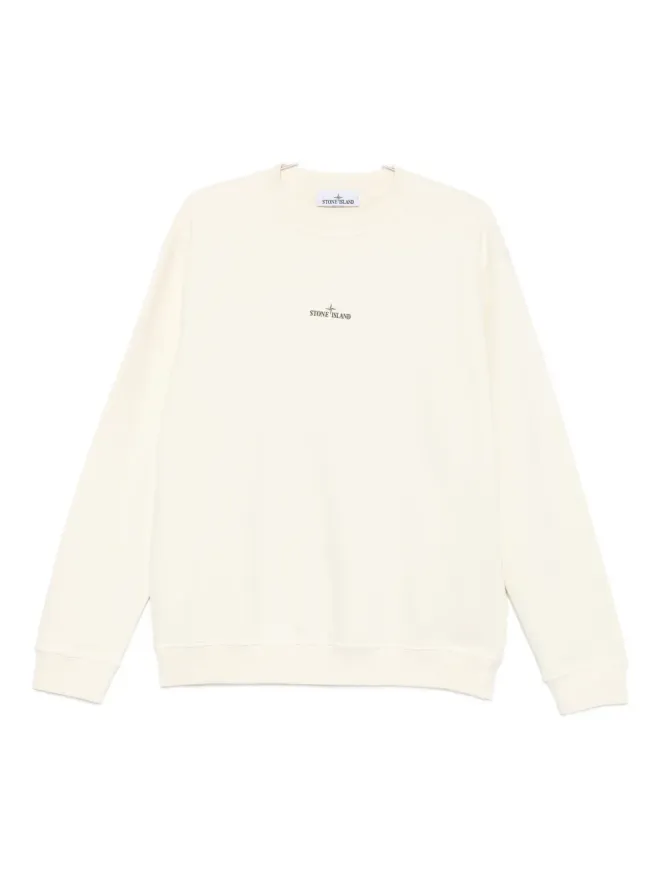 Stone Island Stone Island ロゴプリント コットン スウェットシャツの商品画像