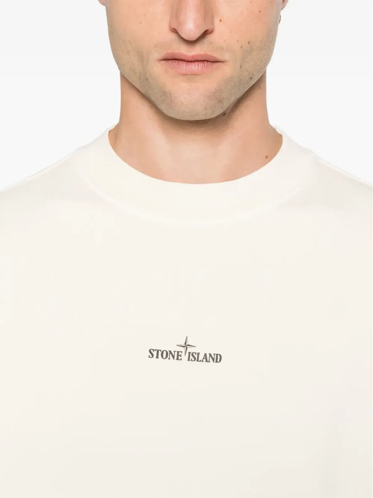 Stone Island ロゴプリント コットン スウェットシャツ - 画像5