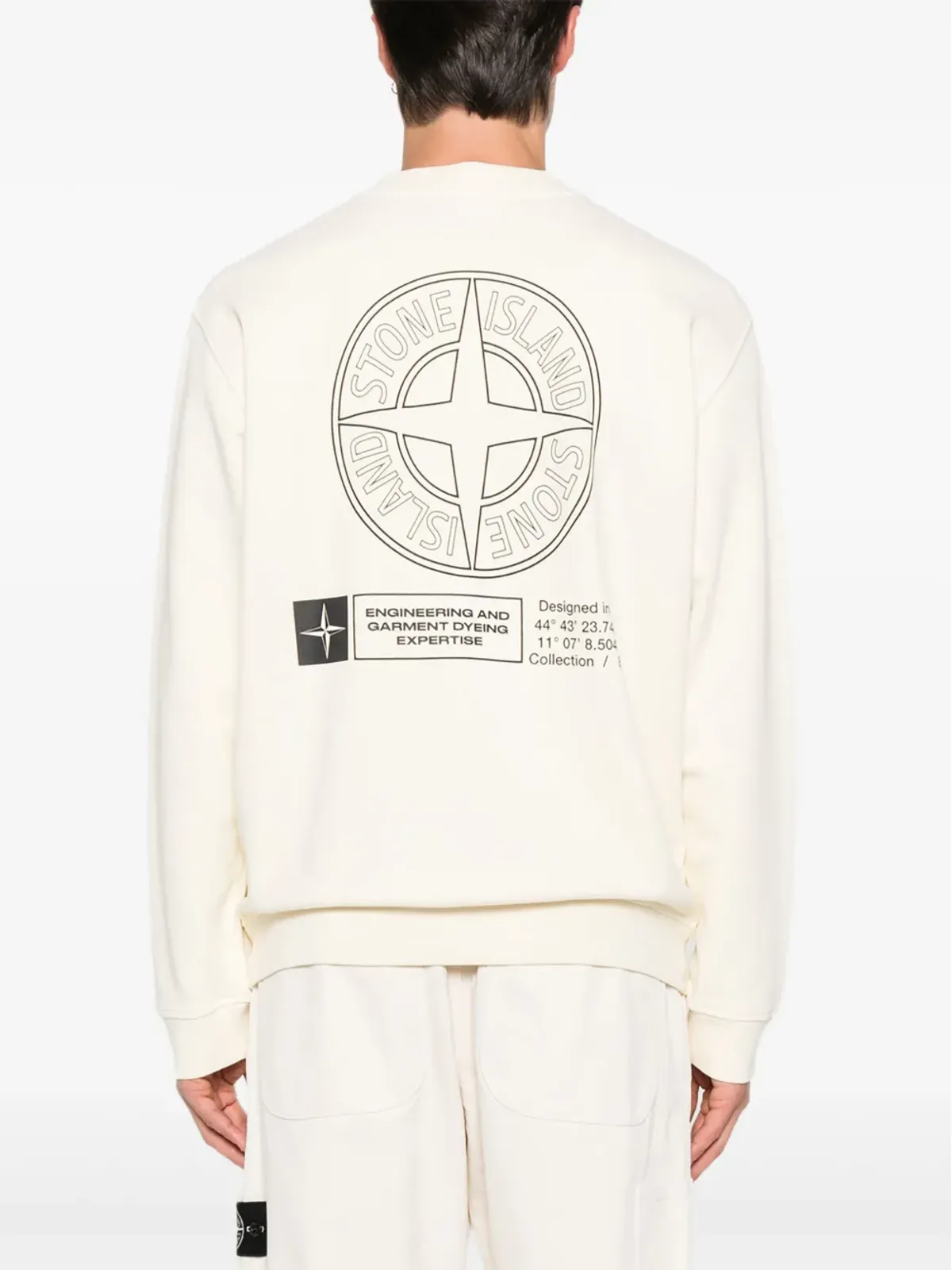 Stone Island ロゴプリント コットン スウェットシャツ - 画像2