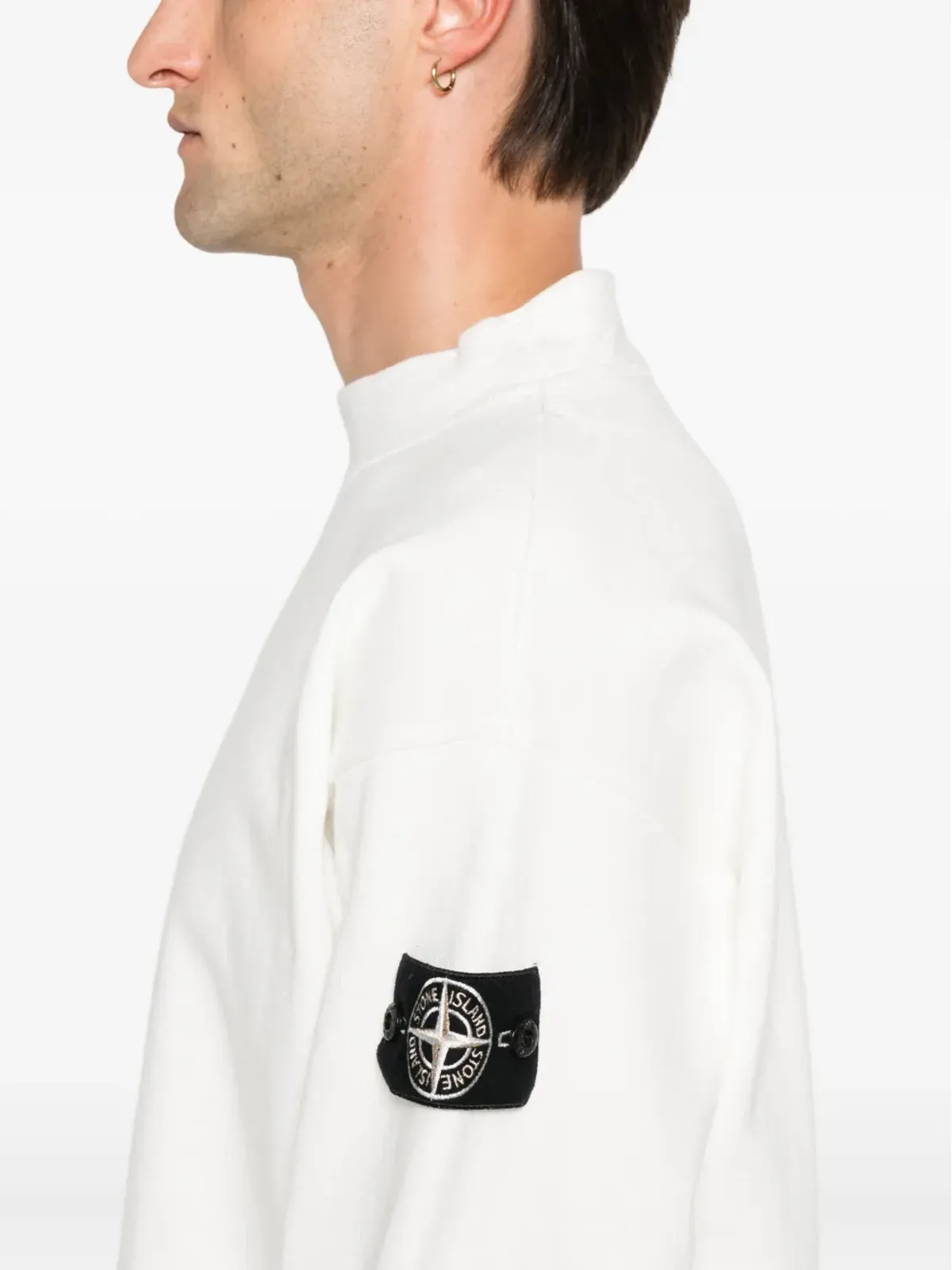 Stone Island コンパスバッジ コットンセーター - 画像5