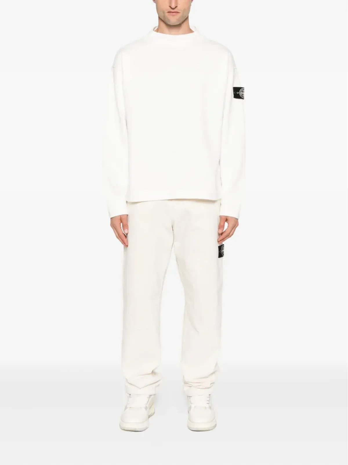 Stone Island コンパスバッジ コットンセーター - 画像2