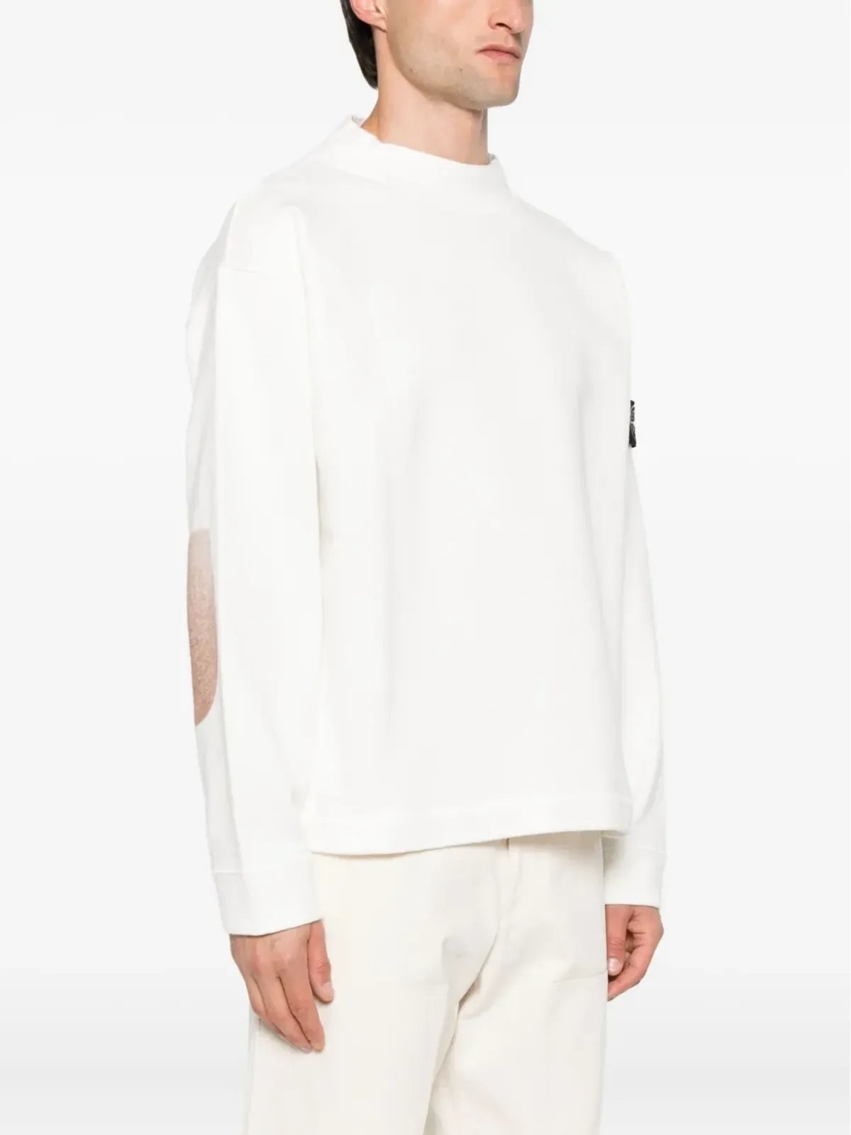 Stone Island コンパスバッジ コットンセーター - 画像3