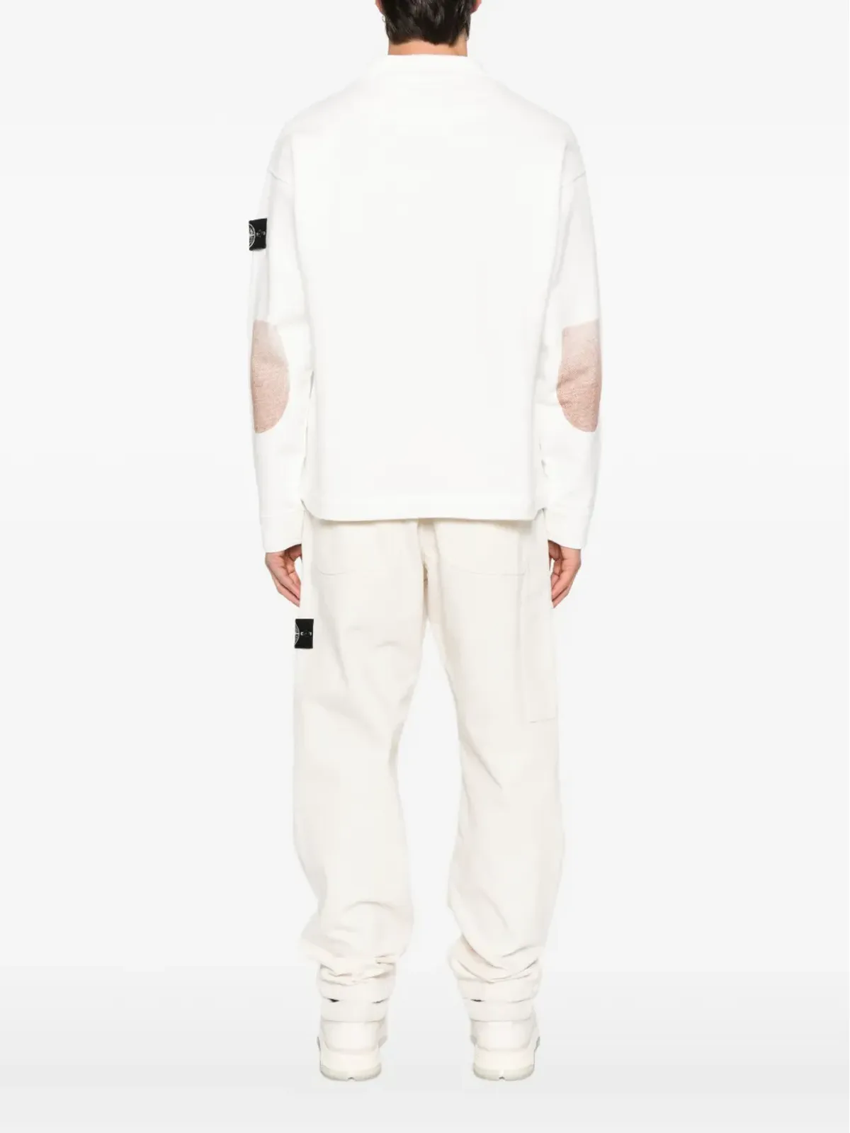 Stone Island コンパスバッジ コットンセーター - 画像4