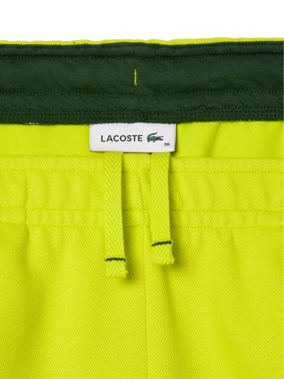 Lacoste ドローストリングウエスト トラックパンツ イエロー - 画像2