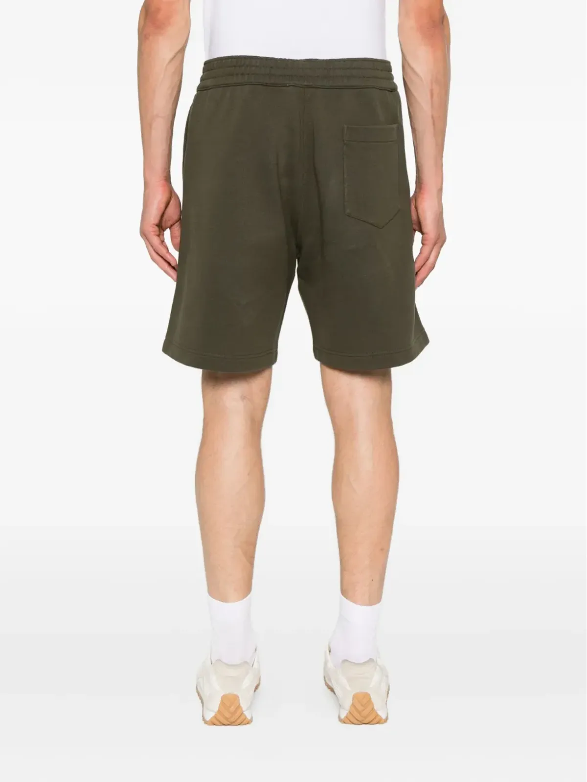Givenchy エラスティックウエストバンド コットンショーツ - グリーン - 画像4