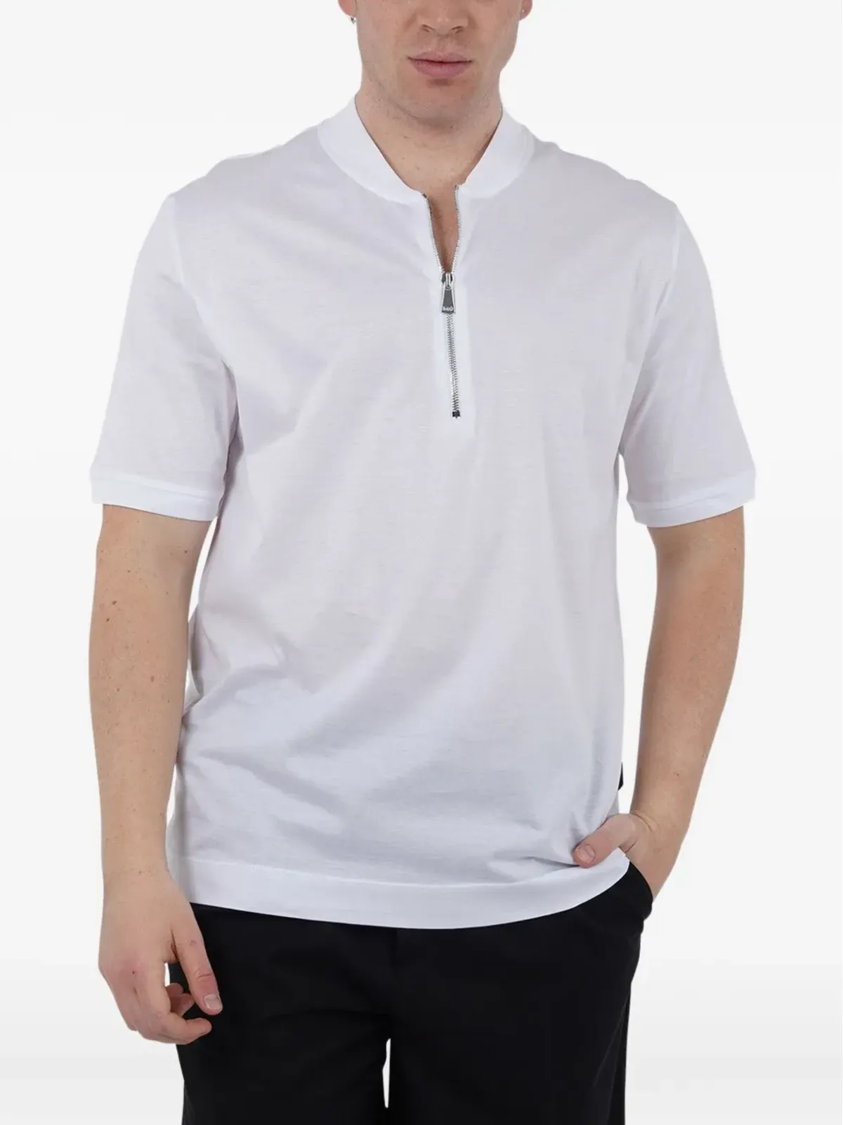 YES LONDON ジップネックTシャツ - 画像1