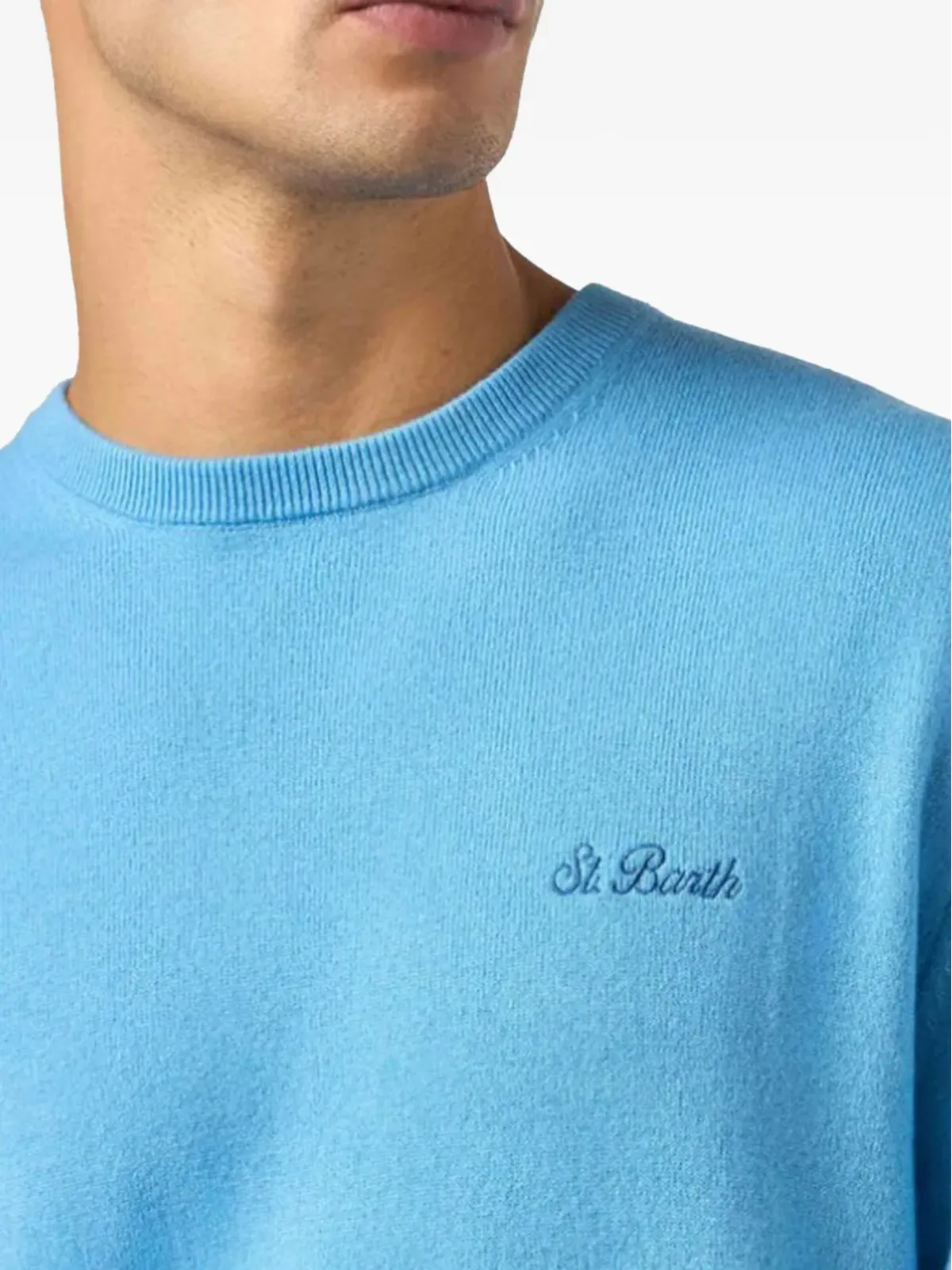 MC2 Saint Barth 刺繍ロゴ入り クルーネック セーター - 画像3