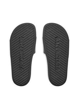 Balenciaga x Scholl ロゴ入りスライド - ブラック - サムネイル5