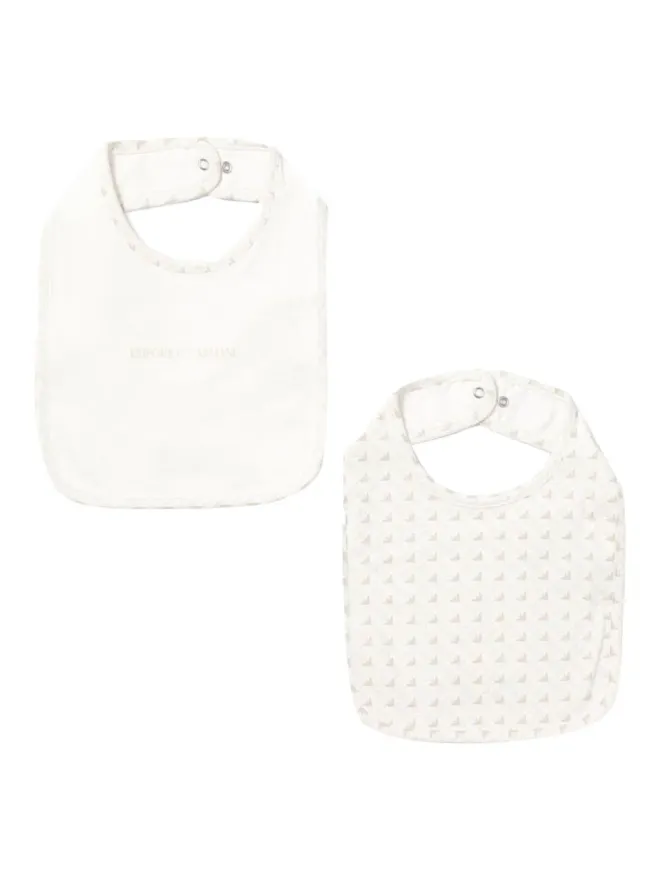 Emporio Armani Kids Emporio Armani Kids イーグルロゴ ビブセットの商品画像