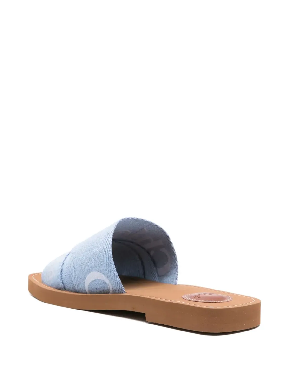 Chloé ロゴディテール フラットサンダル - 画像3