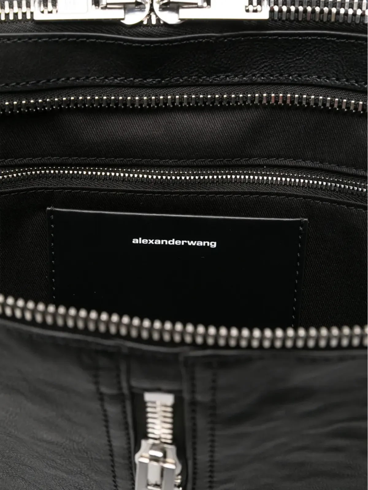 Alexander Wang ダブルジップレザー クラッチバッグ - 画像5