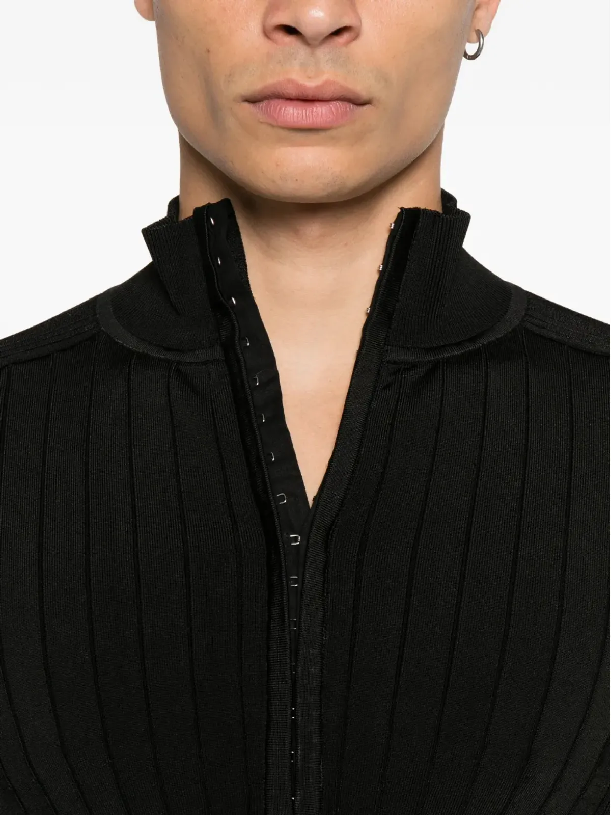 Mugler リブ編みハイネック ジャンパー - 画像5