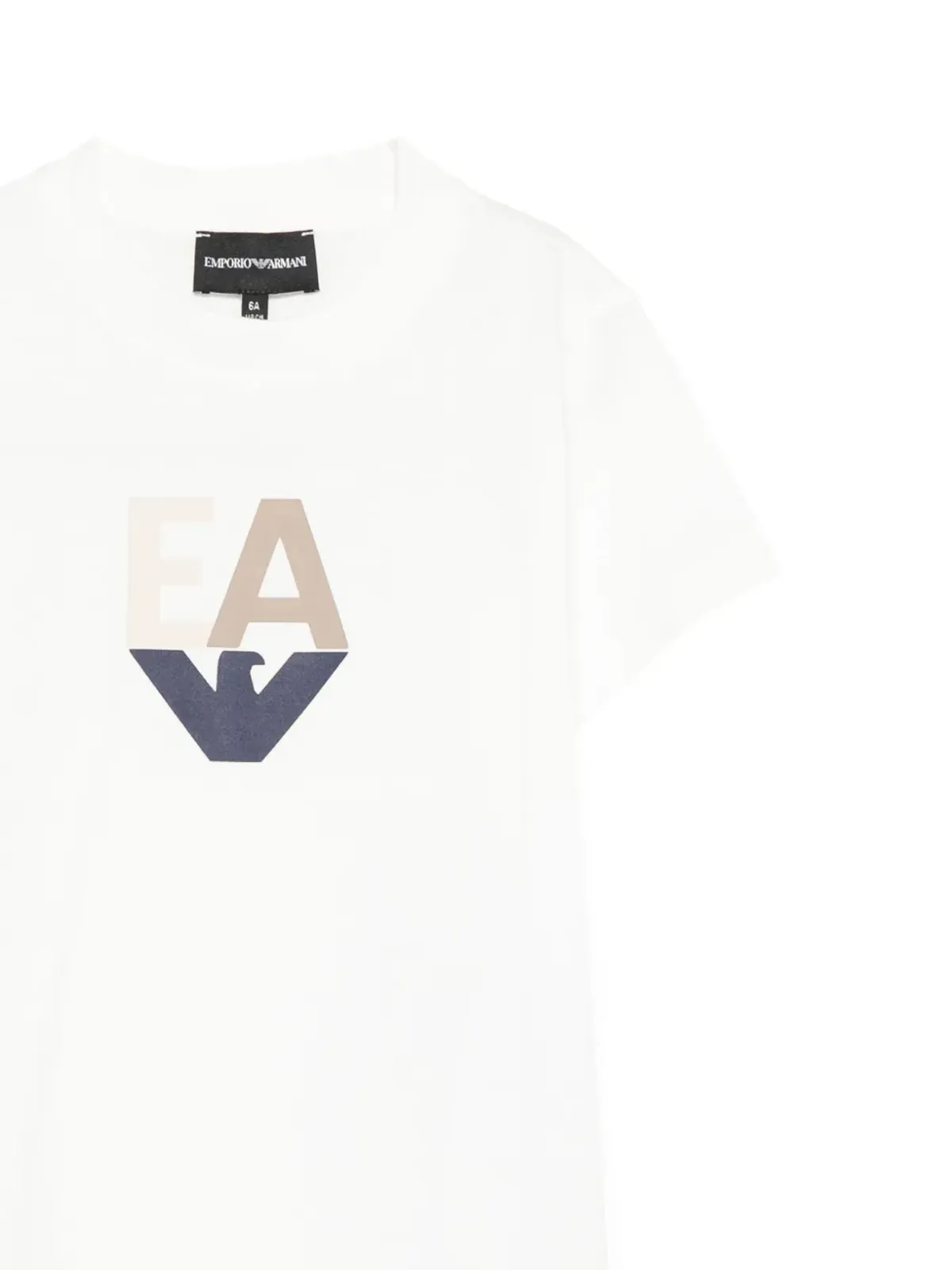 Emporio Armani Kids ロゴプリント コットンTシャツ（3枚セット） - ブルー - 画像2