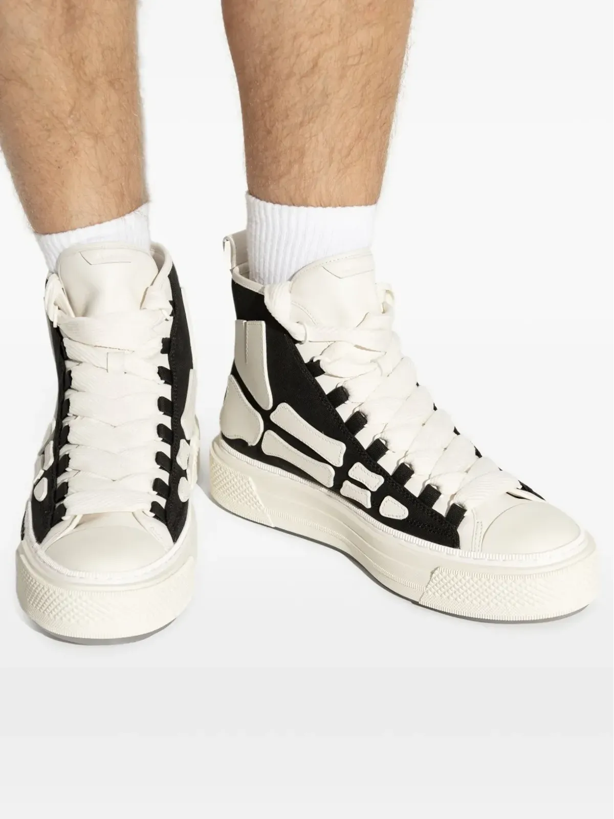 AMIRI スケルトンプリント スニーカー - ブラック - 画像5