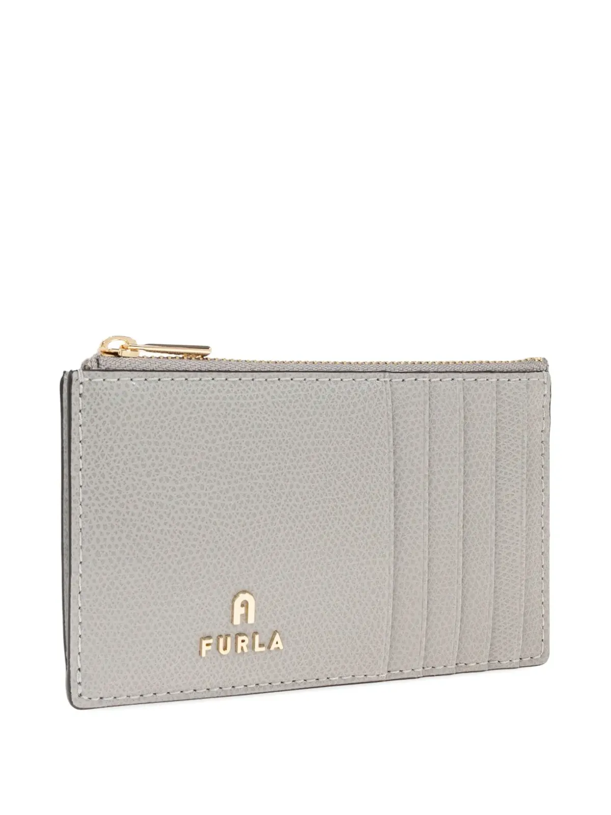 Furla ジップトップカードホルダー（グレー） - 画像3