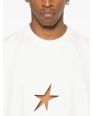 Mugler スターカットアウトTシャツ - White - サムネイル4