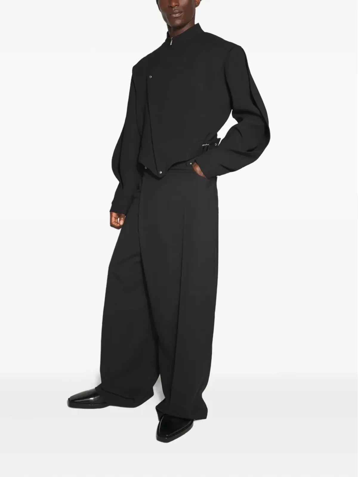 Mugler アシンメトリックジップジャケット - 画像3