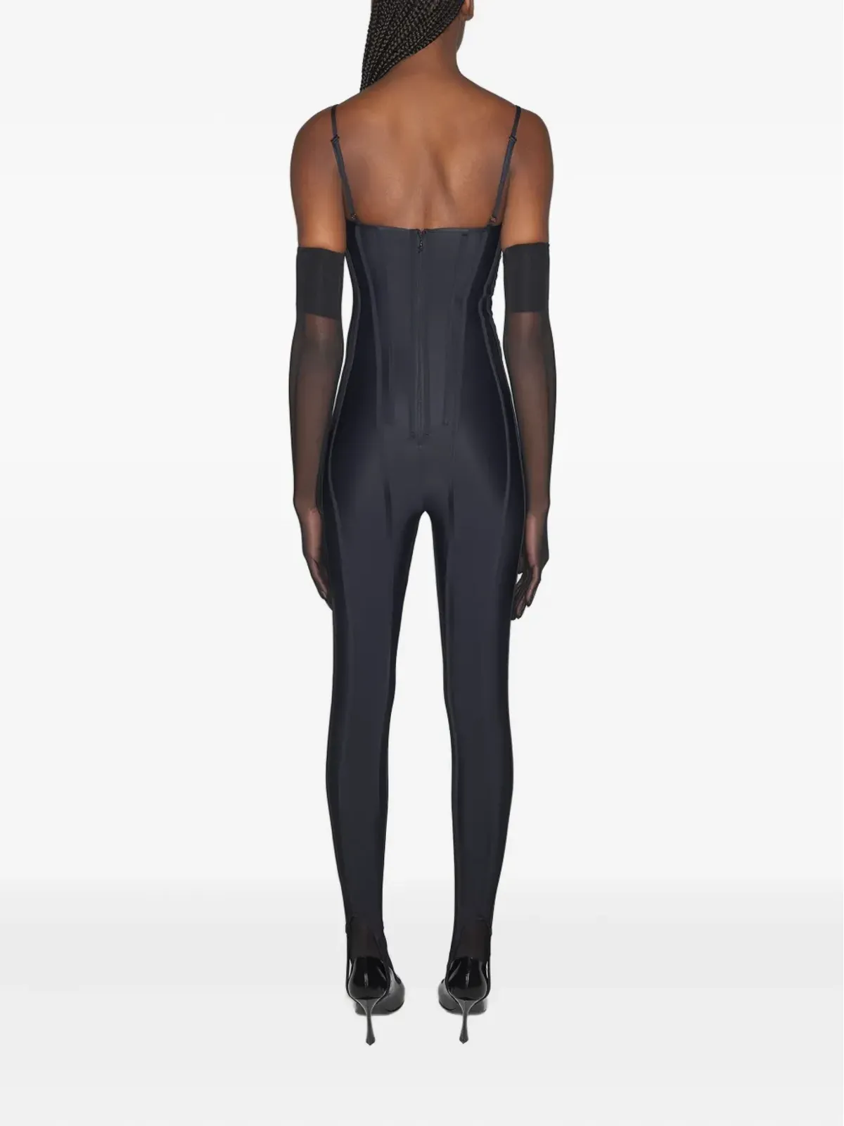 Mugler コルセットディテール ジャンプスーツ - 画像3