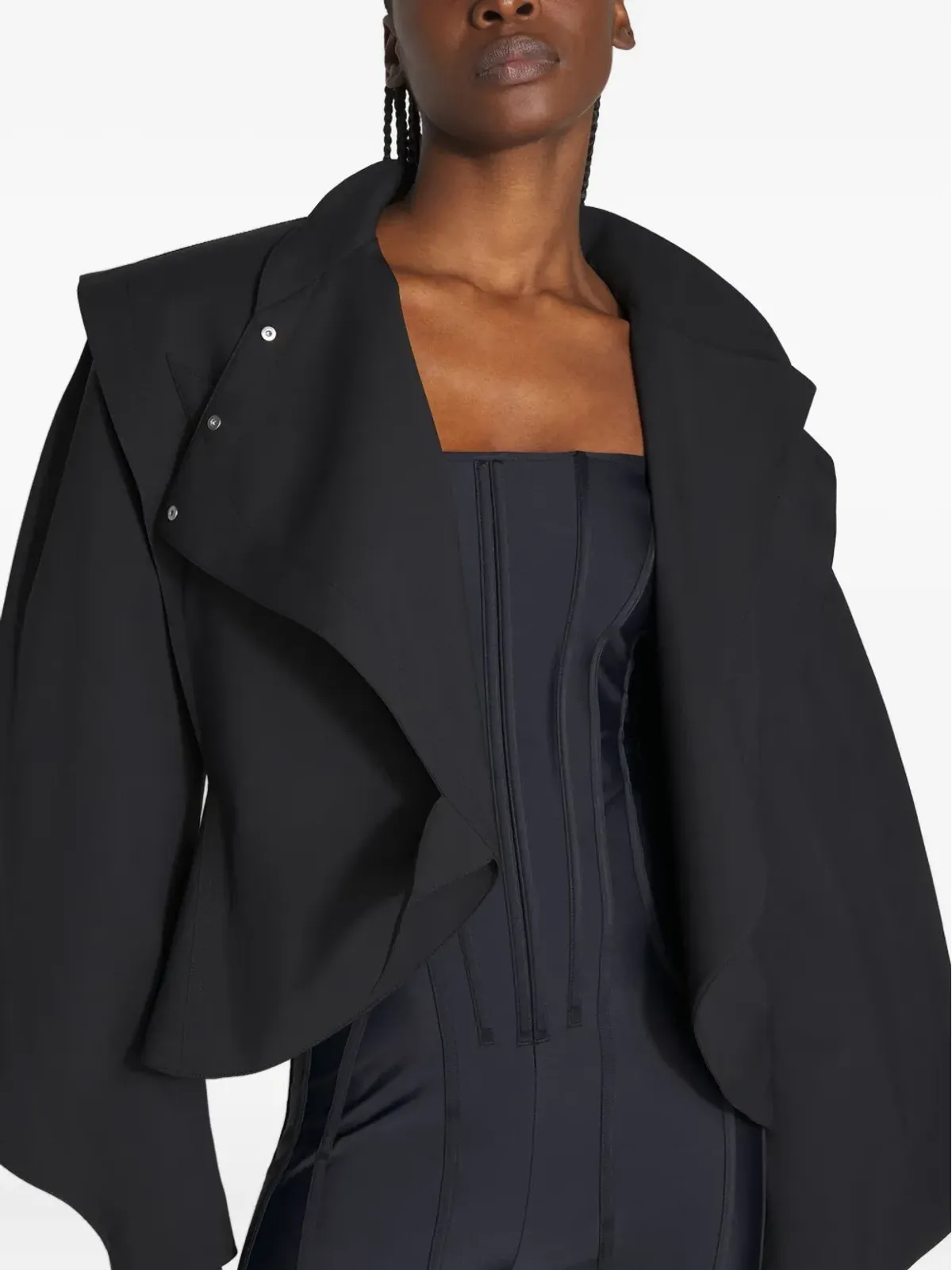 Mugler コルセットディテール ジャンプスーツ - 画像4