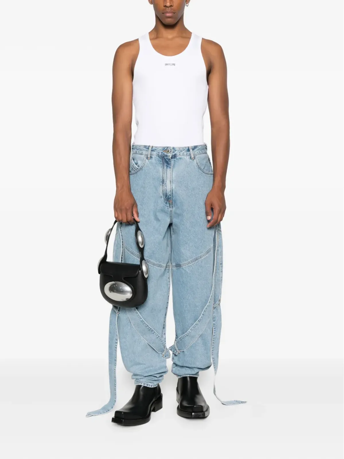 Mugler スクープネック タンクトップ - 画像2