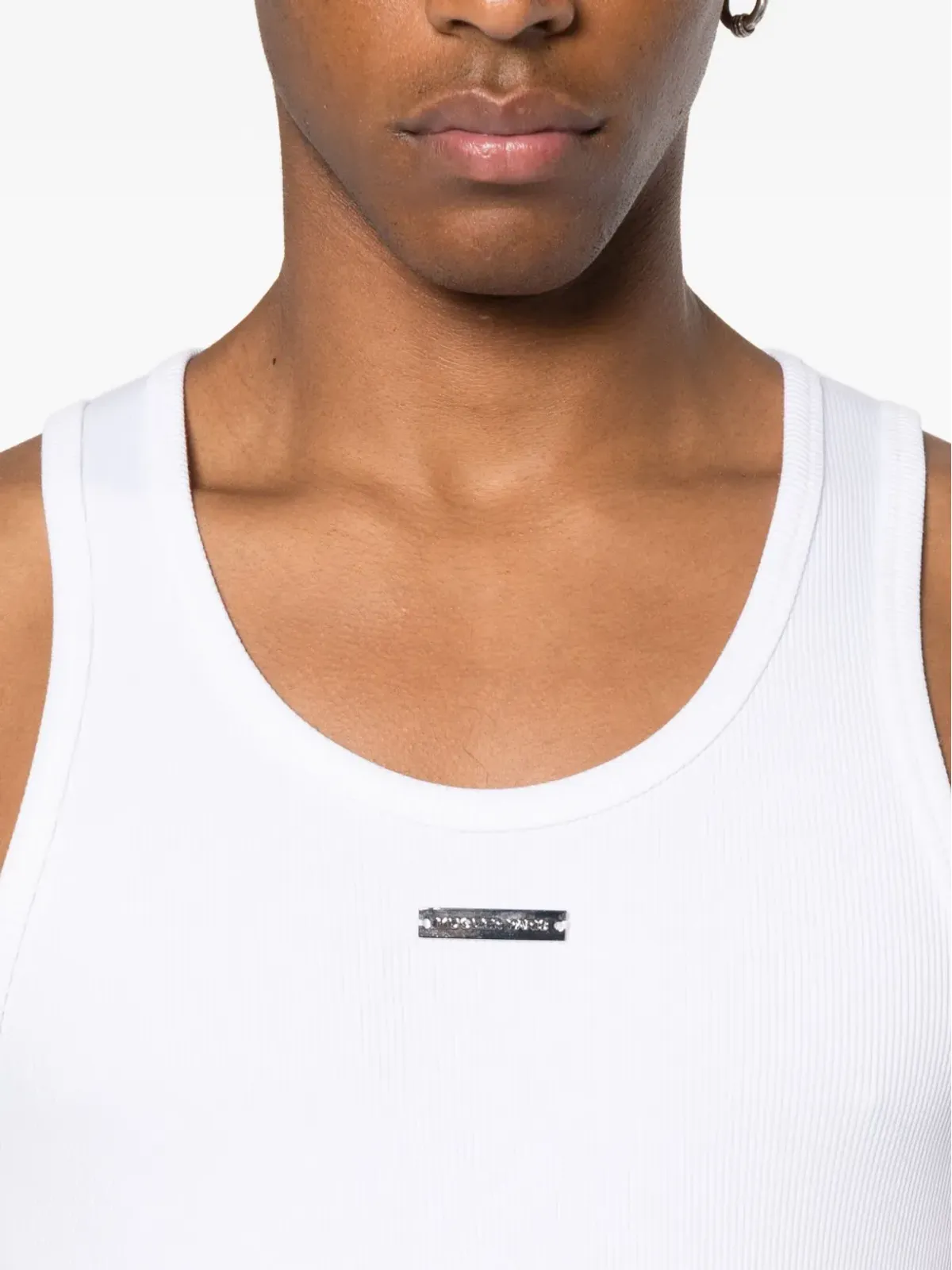 Mugler スクープネック タンクトップ - 画像4