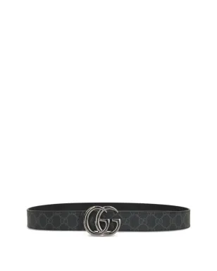 Gucci ダブルGバックルベルト ブラック - サムネイル1