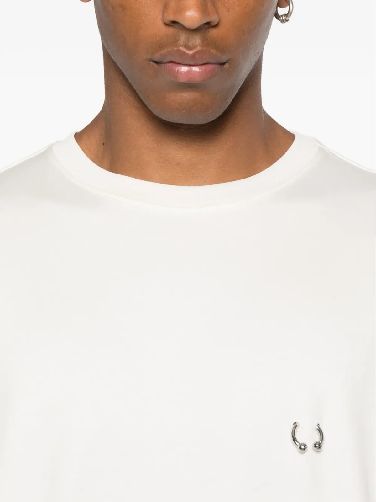 Mugler メタリックディテール Tシャツ - 画像4