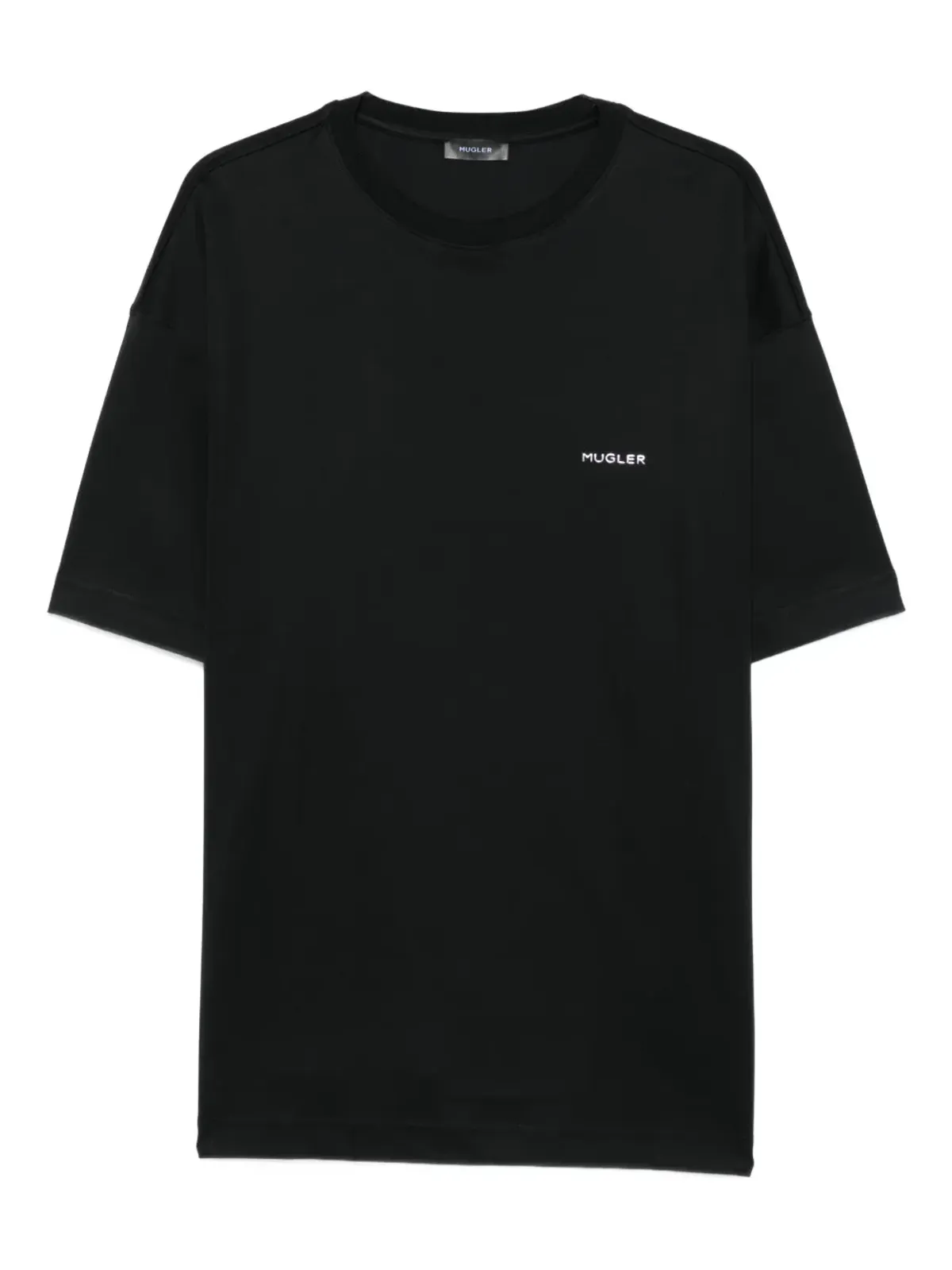 Mugler ロゴ入りコットンTシャツ - 画像1