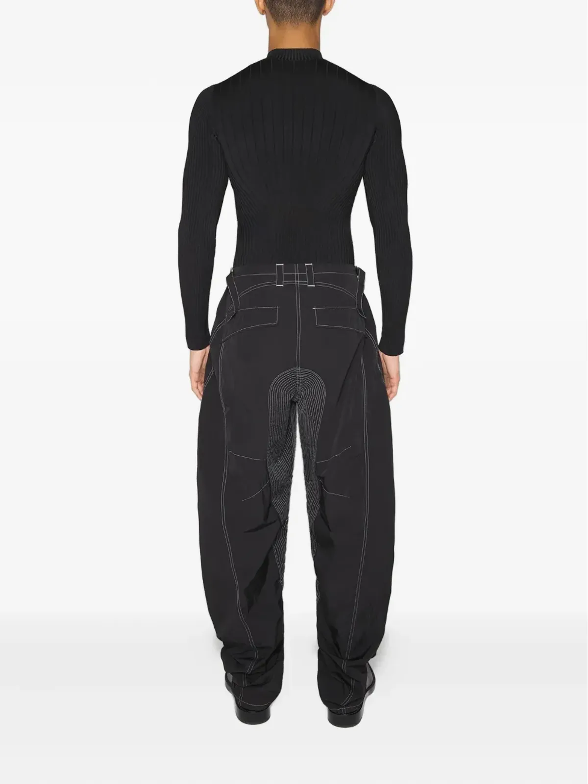 Mugler パネルドジップパンツ - 画像3