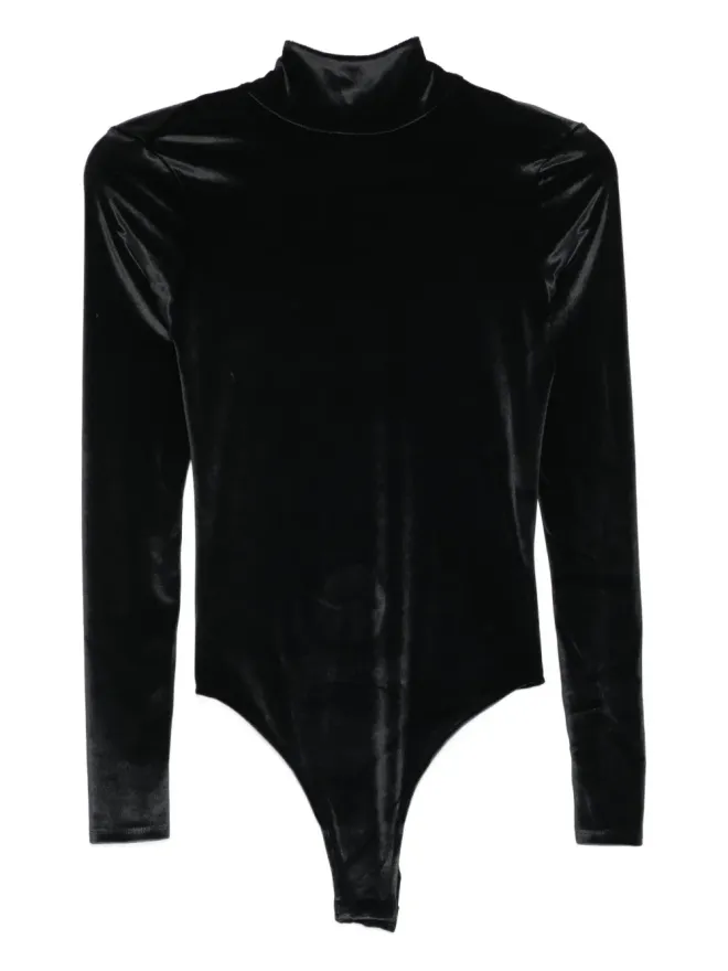 Mugler Mugler ハイネックベルベットボディスーツの商品画像