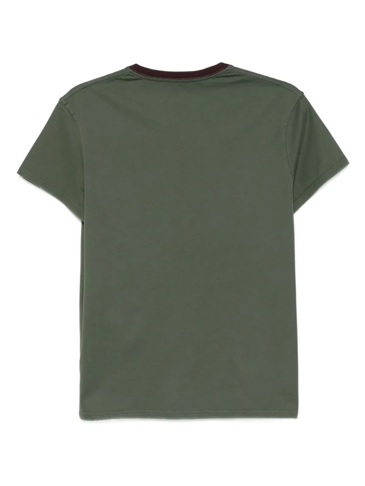 Mugler リブ編みトリム Tシャツ - Green - 画像2