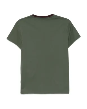 Mugler リブ編みトリム Tシャツ - Green - サムネイル2
