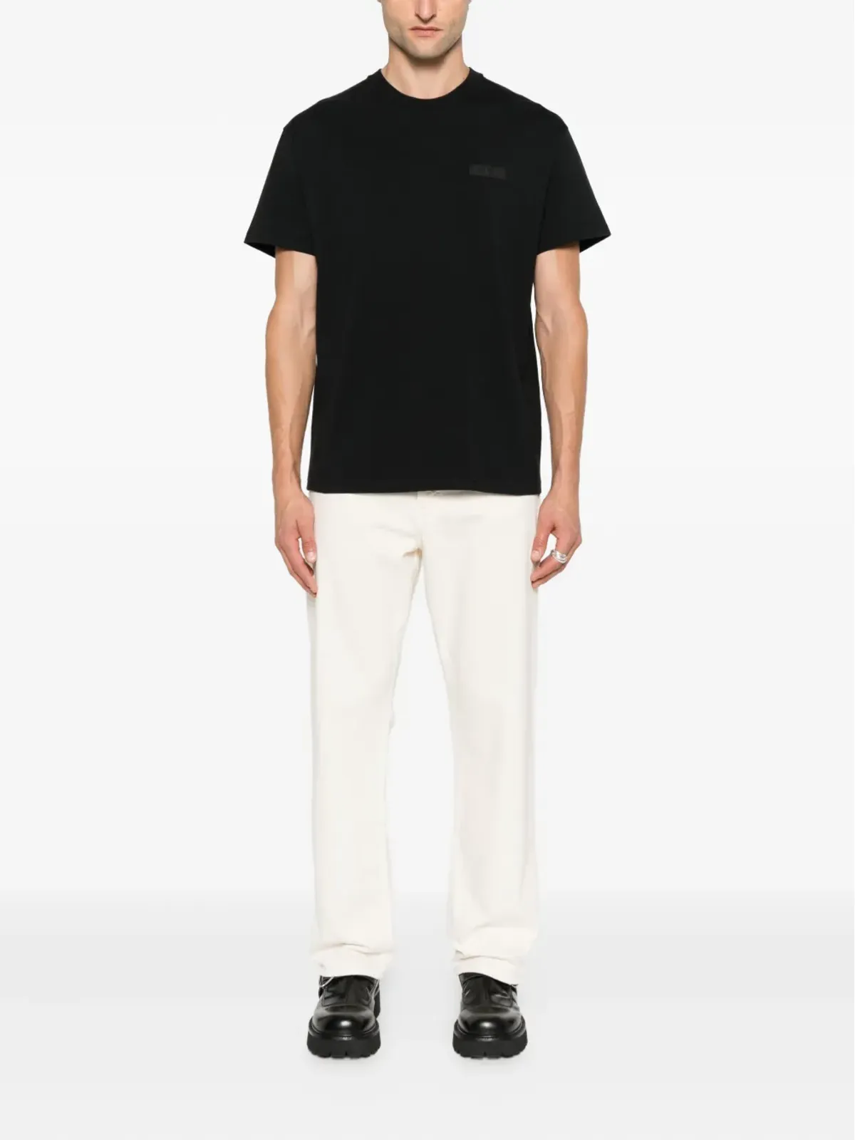 Givenchy ロゴパッチ コットン Tシャツ - 画像2