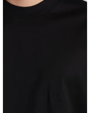 Low Brand embroidered-motif T-shirt - Black - サムネイル3