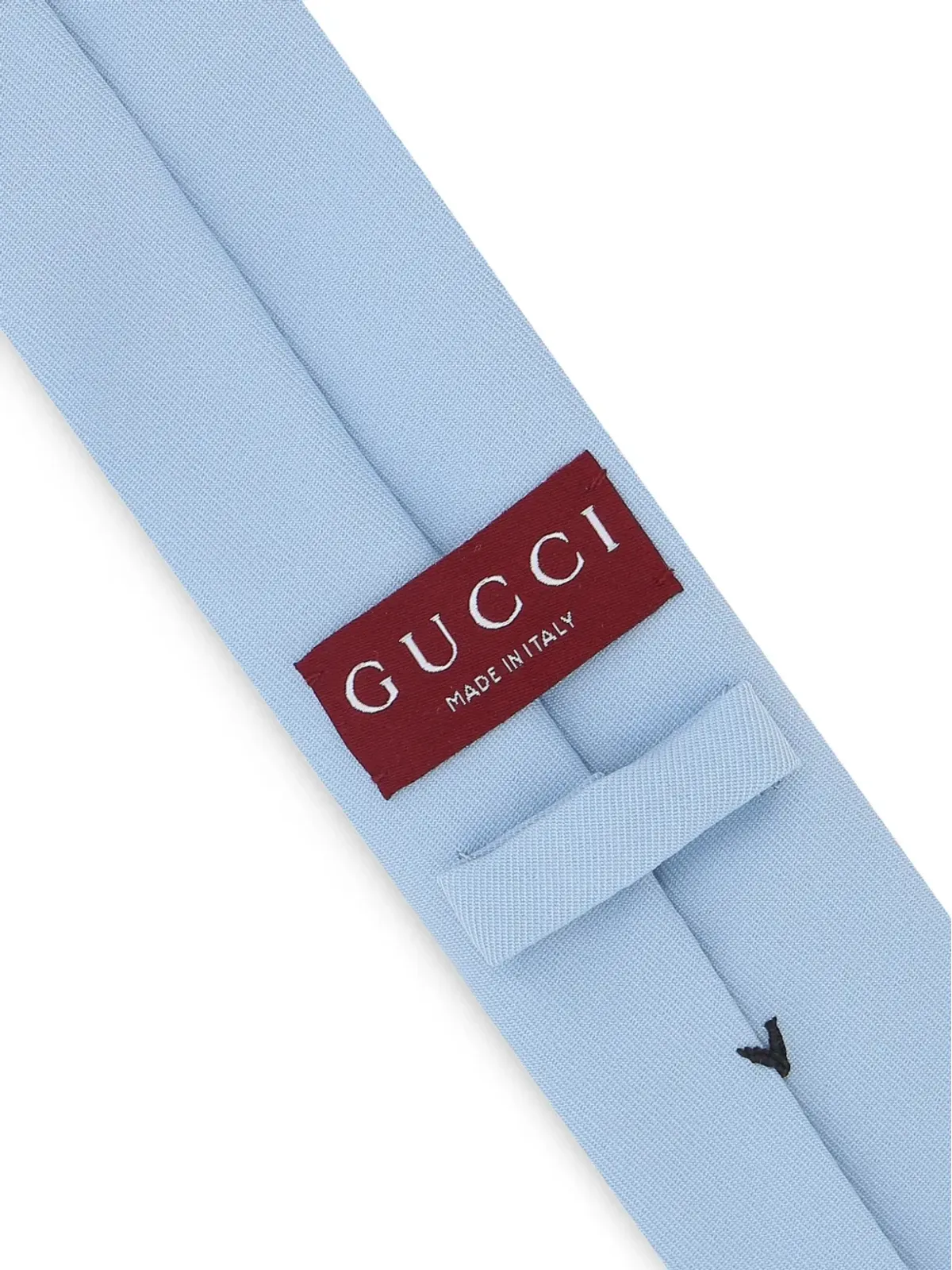 Gucci ポイントドタイ ネクタイ ブルー - 画像2