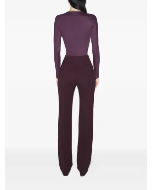 Mugler エンボスロゴ長袖ボディスーツ - サムネイル3