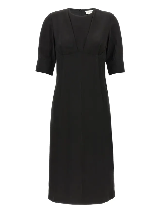 Sportmax Sportmax ショートスリーブ クルーネック ドレス ブラックの商品画像