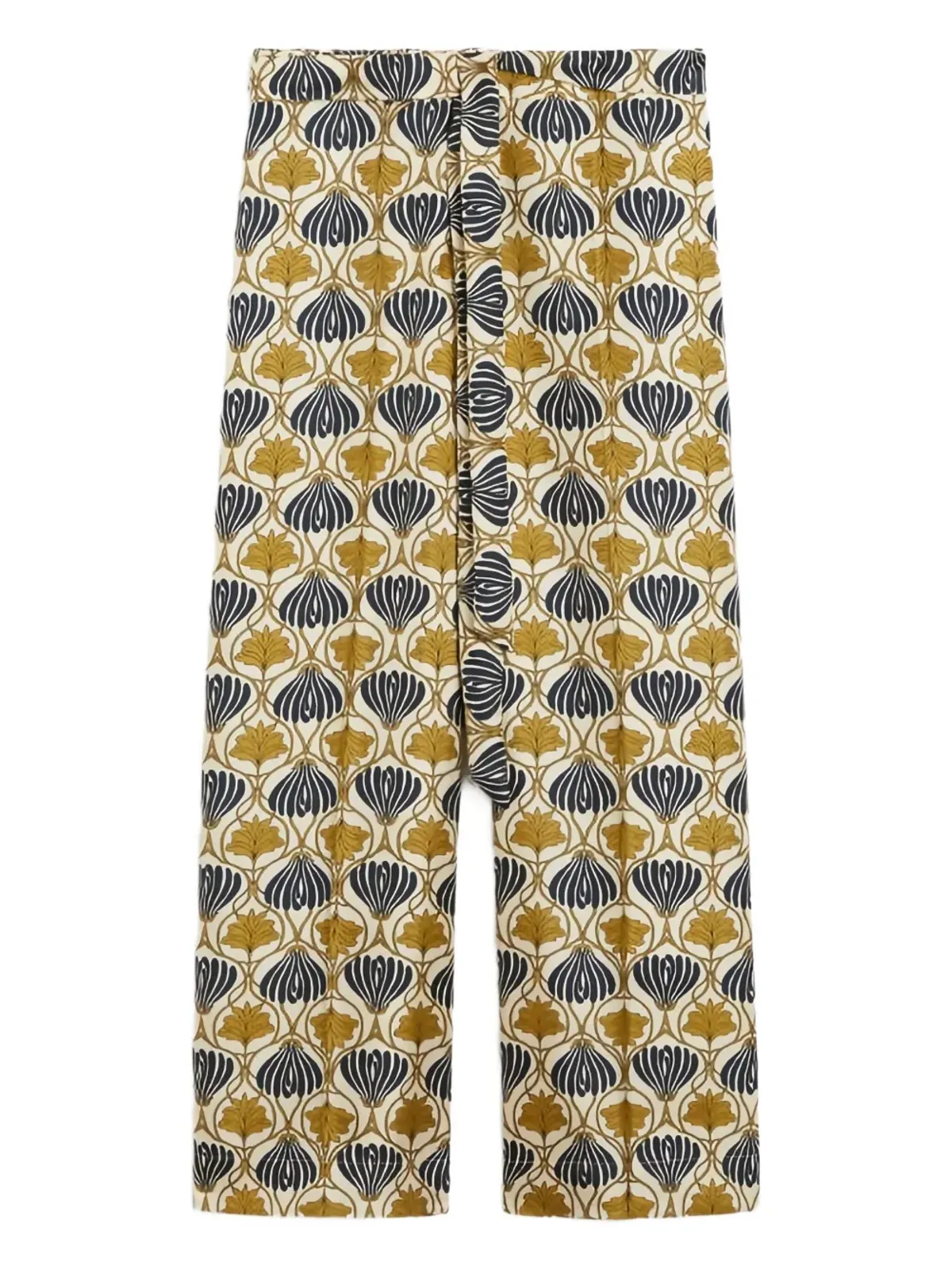 S Max Mara Timec シルクパンツ イエロー - 画像1