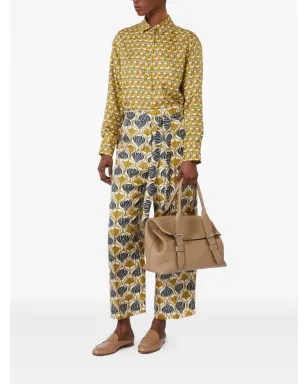 S Max Mara Timec シルクパンツ イエロー - サムネイル2