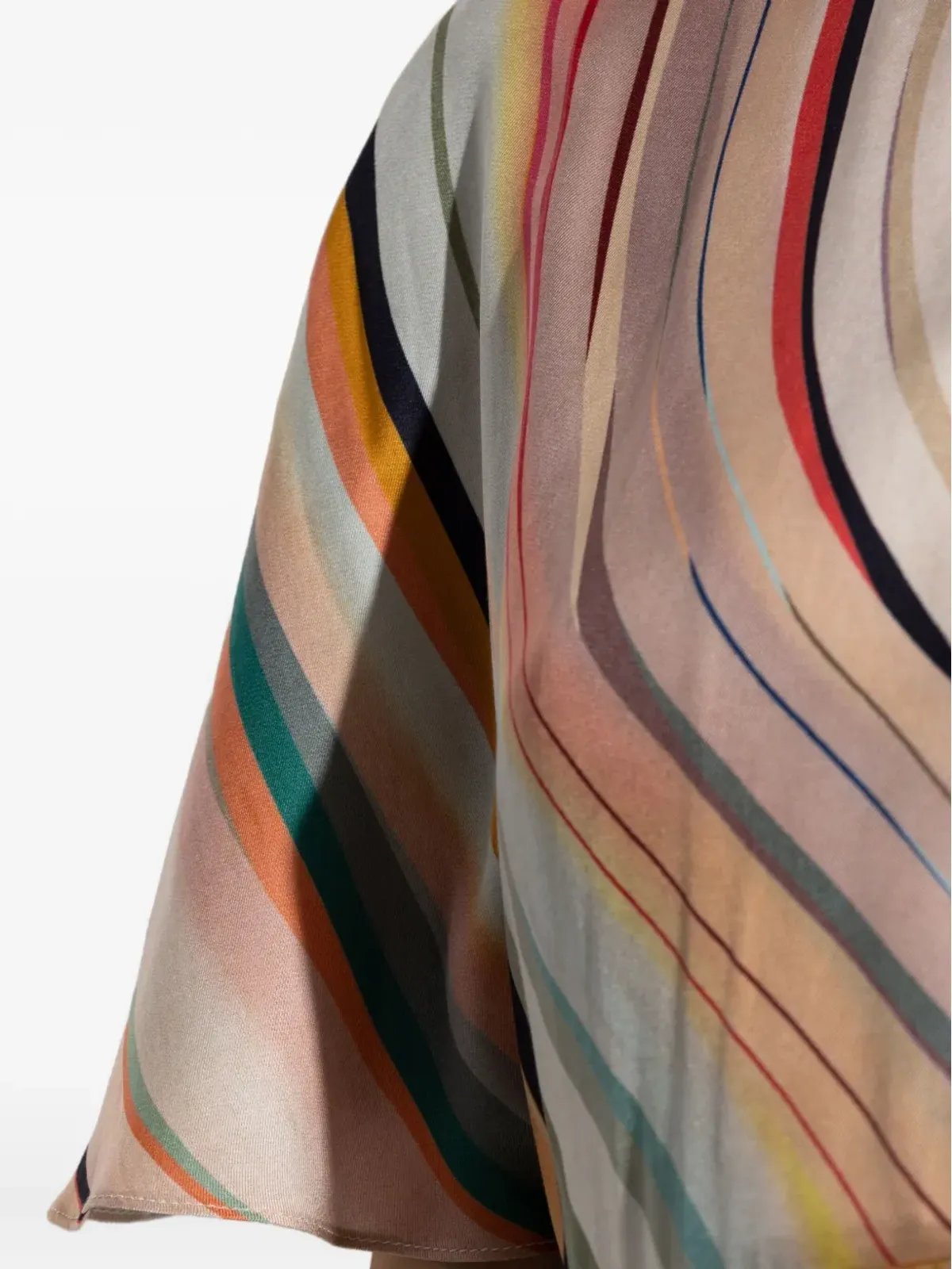 PS Paul Smith スワール柄ベルスリーブドレス - 画像5