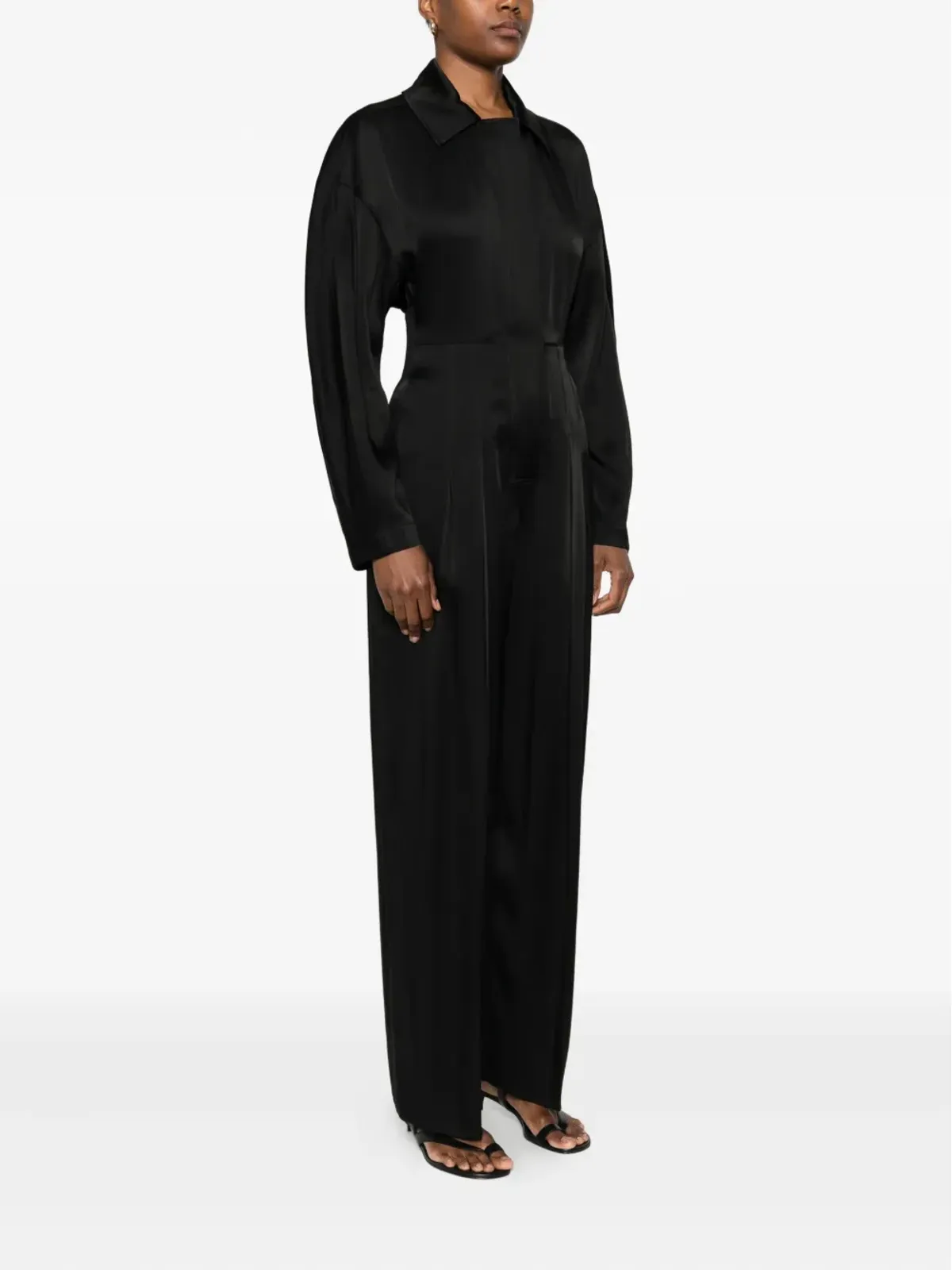 Victoria Beckham プリーツ付きウエスト絞りジャンプスーツ - 画像3
