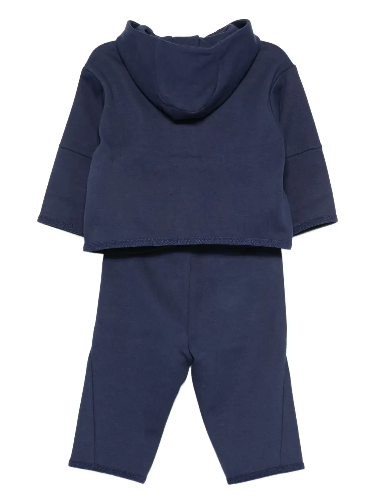 Emporio Armani Kids ロゴ刺繍入りフード付きトラックスーツセット - 画像2